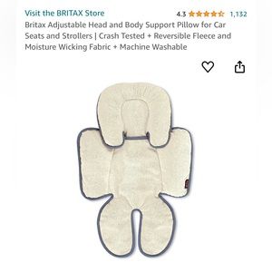 Britax Adjustable Head and Body Support Pillow